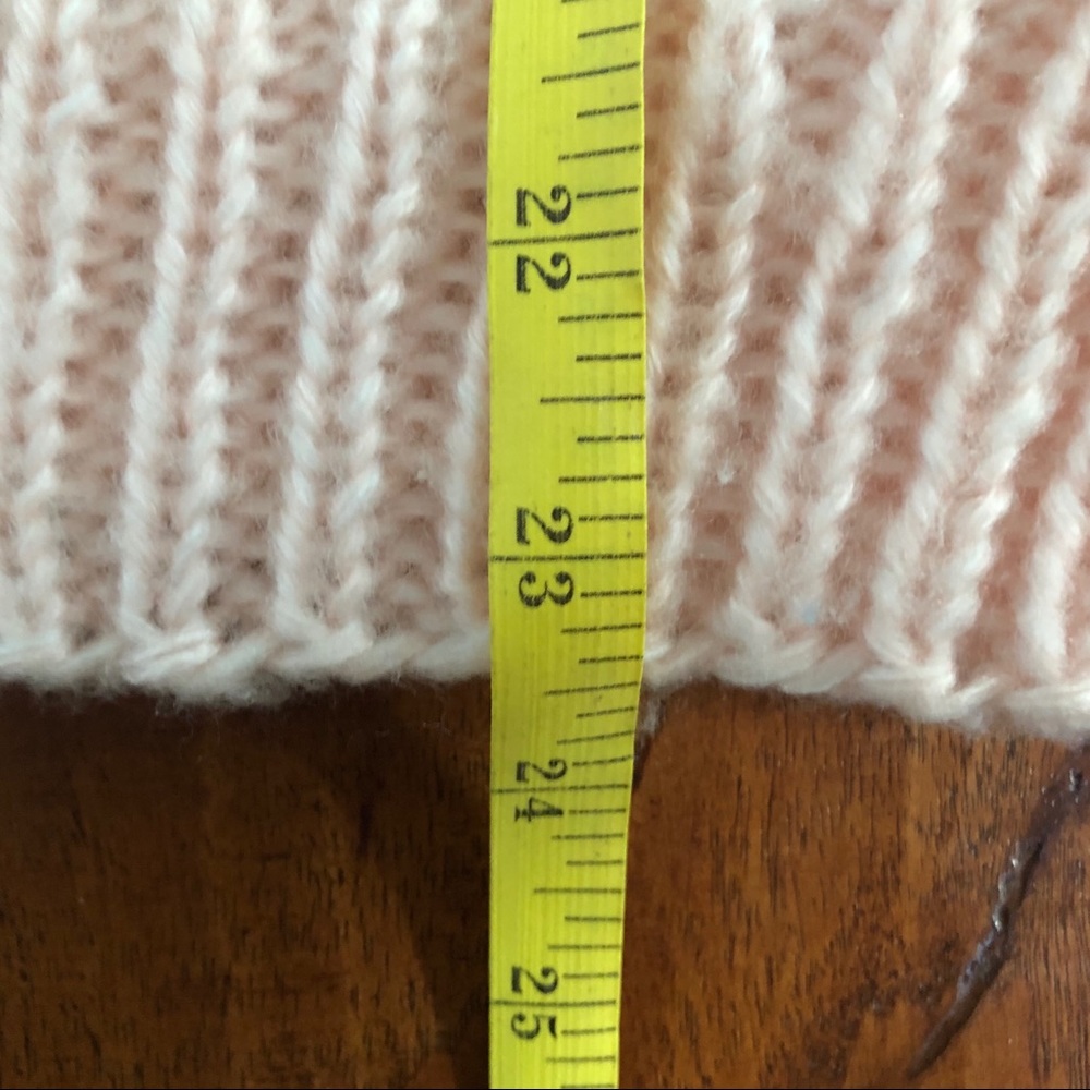 VINTAGE 80s Pastel Cable Knit Sweater - Picture 9 of 10